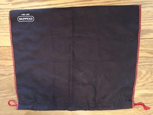 Coprisacco antipolvere COACH marrone rosso 16x13" - Foto 1 di 2