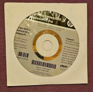 HP Operating System DVD Windows 10 Pro - Bild 1 von 2