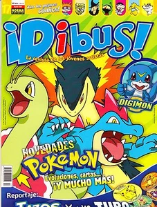 ¡DIBUS! NÚMERO No.17 AGOSTO 2001 - POKÉMON - PÓSTER DE LAS SUPERNENAS - ESPAÑOL - Imagen 1 de 3