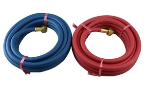 Oxygen & Acetylene 5m 3/8 bore gas welding hoses cutting burning or hose sets - Picture 1 of 7