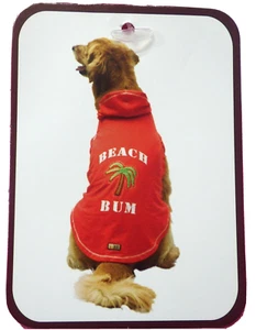 DOG HOODIE American DOG Outfitters Beach Bum Sweatshirt Pet Apparel XL Red NEW - Picture 1 of 6