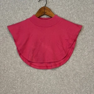 Compliments Women's One Size Dickey Mock Neck Pink 90s Barbie Vintage Chic Funky - Picture 1 of 7