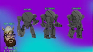 Modelo mecánico alternativo neandertal NTL para Battletech 6 mm-10 mm-15 mm - Imagen 1 de 1