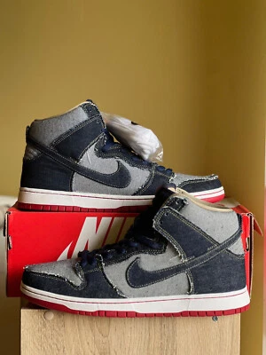 2017 Nike Dunk High SB Reese Forbes denim 46 12 Supreme Panda jarritos Concepts - Photo 1/4