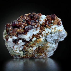 Garnet with Diopside & Albite From Kunnar Afghanistan - Picture 1 of 6