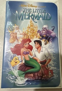 Disney The Little Mermaid VHS Black Diamond Classics 1990 Banned Cover Artwork - Imagen 1 de 6