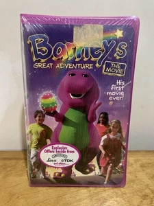 Barney's Great Adventure: The Movie (VHS TAPE 1998, Clamshell) NEW SEALED - Picture 1 of 10