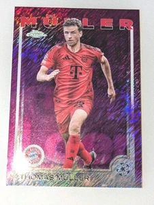 2024-25 Topps Chrome UEFA Club Competitions - Thomas Muller #99 Magenta Shimmer - Picture 1 of 2