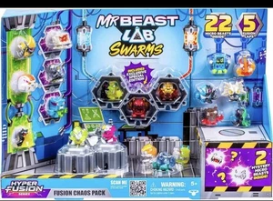 Mr. Beast Lab - Swarms Fusion Chaos Pack - 22 Micro Beasts - New Xmas Toy Age 5+ - Picture 1 of 5