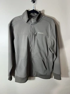 Simms Men's Size Medium Brown Full Zip Rouge Hybrid Lined Fishing Jacket - Picture 1 of 22