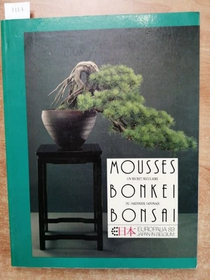 Mousses Bonkei Bonsai Europalia 89 Japón En Bélgica 1989 Jardinero Japonés - Imagen 1 de 2