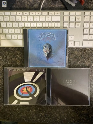 Eagles RARE OOP CD LOT Their Greatest Hits GH Vol 2 The Long Run Walsh Henley - Image 1 of 4