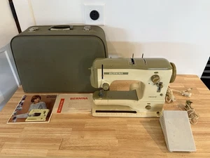 Bernina 530-2 Record Electric Sewing Machine w/ Case & Pedal, Manual! Works!! - Picture 1 of 6