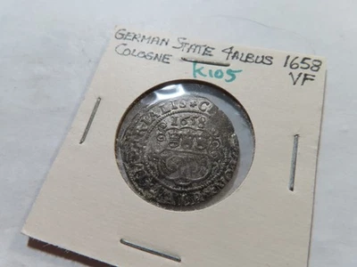 K105 Germany Cologne 1658 4 Albus VF - Image 1 of 2