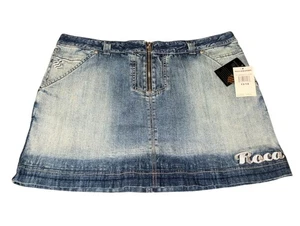 Rocawear Denim Mini Skirt - Size 13/14 - New with Tags - Picture 1 of 4