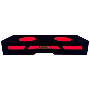 Qpower QLUXE Dual 10" Vented w/RGB GMC 2007-2013 Crew Cab - Picture 1 of 5
