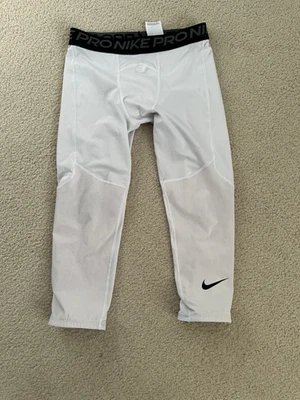 Boys' Nike Dri-fit Pro legging Size Xl white - Image 1 of 4