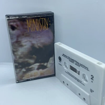 1988 MINISTRY The Land of Rape & Honey Cassette Tape Sire Records USA Import - Image 1 of 4