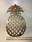 Golden Pineapple Spoon Rest Tray Made Of Solid Metal With Rubber Feet