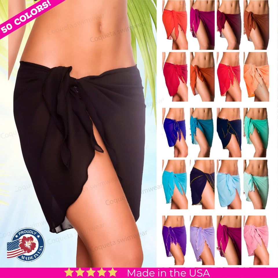 MUJERES ENCUBRIR PAREO playa abrigo traje de baño bikini pareo encubrimiento surtido COQUETA Foto 1 de 4