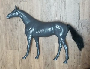 Vintage Large Plastic Horse Stallion Figure 10" Tall 13" Long MARX? - Picture 1 of 9