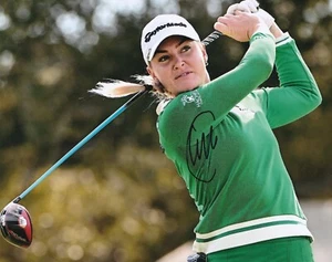 CHARLEY HULL FOTO FIRMATA AUTO'D 8X10 LPGA TOUR LET SOLHEIM CUP ENGLAND A - Foto 1 di 1