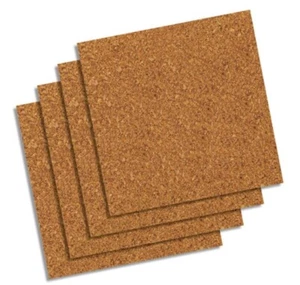Quartet 102 Natural Cork Bulletin Board - 4 Pack - Picture 1 of 1