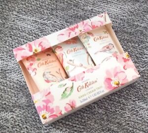 Cath Kidston Hand Cream Set, Flower Extracts Skincare,Blossom Birds Trio Set