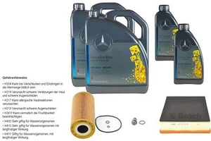 BOSCH Inspektionpaket 12 L Mercedes Öl 5W-40 229.5 für Sprinter 2-T Bus 212 D - Bild 1 von 12