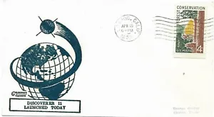Apr 13, 1959    DISCOVERER 2 Launch  with GOLDCRAFT Cachet on RARE Space Cover - Picture 1 of 1