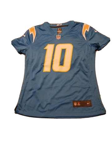Nike On Field Justin Herbert #10 Jersey LA Chargers Blue Size M Cover