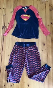 NWT Mens Superman Pj Pyjamas Sleepwear Size XL - Picture 1 of 3