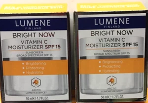 2 x Lumene Bright Now Vitamin C Moisturizer SPF15 50ml-2018 - Picture 1 of 7