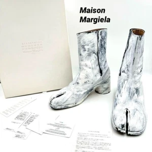 Botas de mujer Maison Margiela pintura tabi tacón talla 40 blancas muy buenas - Imagen 1 de 19