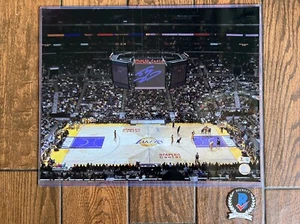 LA Lakers Shaq Signed 16x20 Photo Beckett Witnessed Purple Autograph Shaquille - Picture 1 of 5