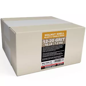 16 Lbs or 7.2 Kg Ground Walnut Shell Media 12-20 Grit - Medium Course Walnut Sh - Picture 1 of 12