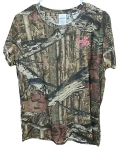 Women's Mossy Oak Break Up Infinity Short Sleeve Camo T Shirt Size L - Picture 1 of 1