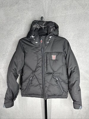 O'Neill Mujer XS Negro Con Capucha Acolchada Forrada Cremallera Chaqueta Bolsillos Snowboard Foto 1 de 4