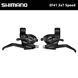 Juego de palancas de cambio de freno Shimano Tourney ST-EF41 3/7/21 velocidades MTB con pantalla óptica - Imagen 1 de 6