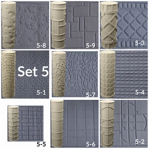 Cobblestone Texture Roller Seamless art craft diorama STL Loot Factory (Set 5) - Picture 1 of 11