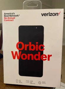NEW Verizon Orbic Wonder 5.5" 13MP 16GB 4G LTE Black Android Smartphone - Picture 1 of 8