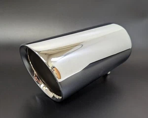 Tubo de escape cromo corte corte borde laminado x 1 - Imagen 1 de 13