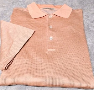 PETER MILLAR - Orange Polka.Dot Mercerized Cttn, Herren Sommer Polo Golf Shirt (M) - Bild 1 von 4