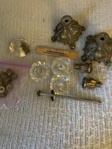 Vintage  Lamp Parts Lot –Spacers--bases--Parts - Picture 1 of 4