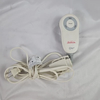Sunbeam E23623SP Style M85AP Electric Heating Blanket 3 Prong Controller 180W - Image 1 of 2
