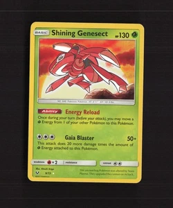 Carta Pokémon Shining Genesect 9/73 Shining Legends Holo Rara Casi Nueva - Imagen 1 de 10