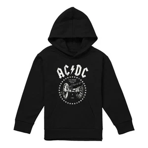 ACDC About To Rock Cannon Kids Hoodie, Black, 5-13 Years - Picture 1 of 4