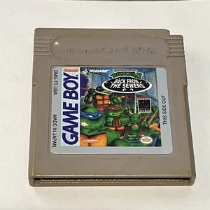 Teenage Mutant Ninja Turtles II Back from the Sewers (Nintendo GameBoy, 1991) - Imagen 1 de 3