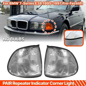 2PC Front Corner Signal Light For BMW 7-Series E38 1995-1997 Pre-Fecelift - Foto 1 di 15
