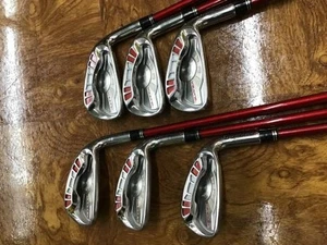 TaylorMade Burner 2007 Iron Set 5-9,Pw 6pc Flex Regular REAX SUPERFAST 55 - Picture 1 of 5